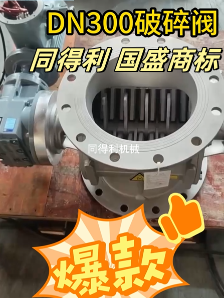 DN300電動破碎閥旋轉(zhuǎn)閥